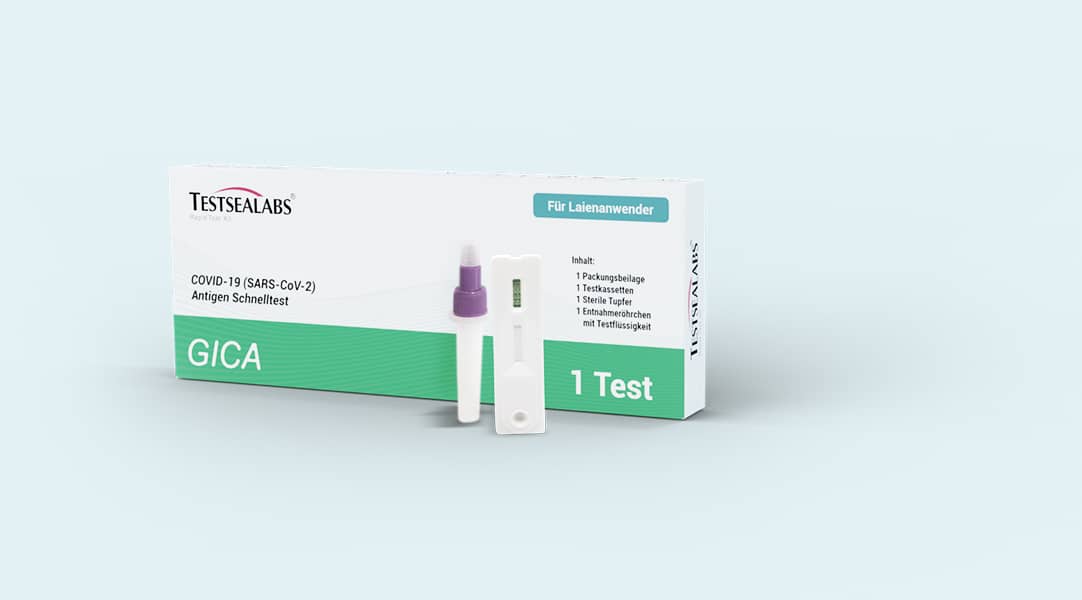 Testsealabs Antigen-Schnelltest für Laienanwender